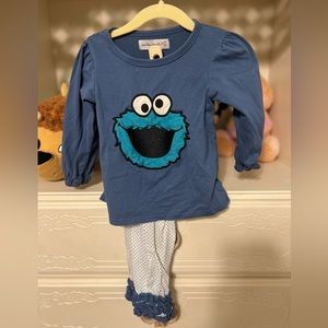 Cookie Monster Boutique Set